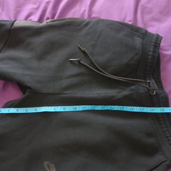 Nike 66% Cotton/34% Polyester Size M Black Sweat Pants - Picture 8 of 16
